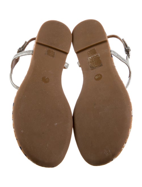 Tory Burch Leather T-Strap Sandals