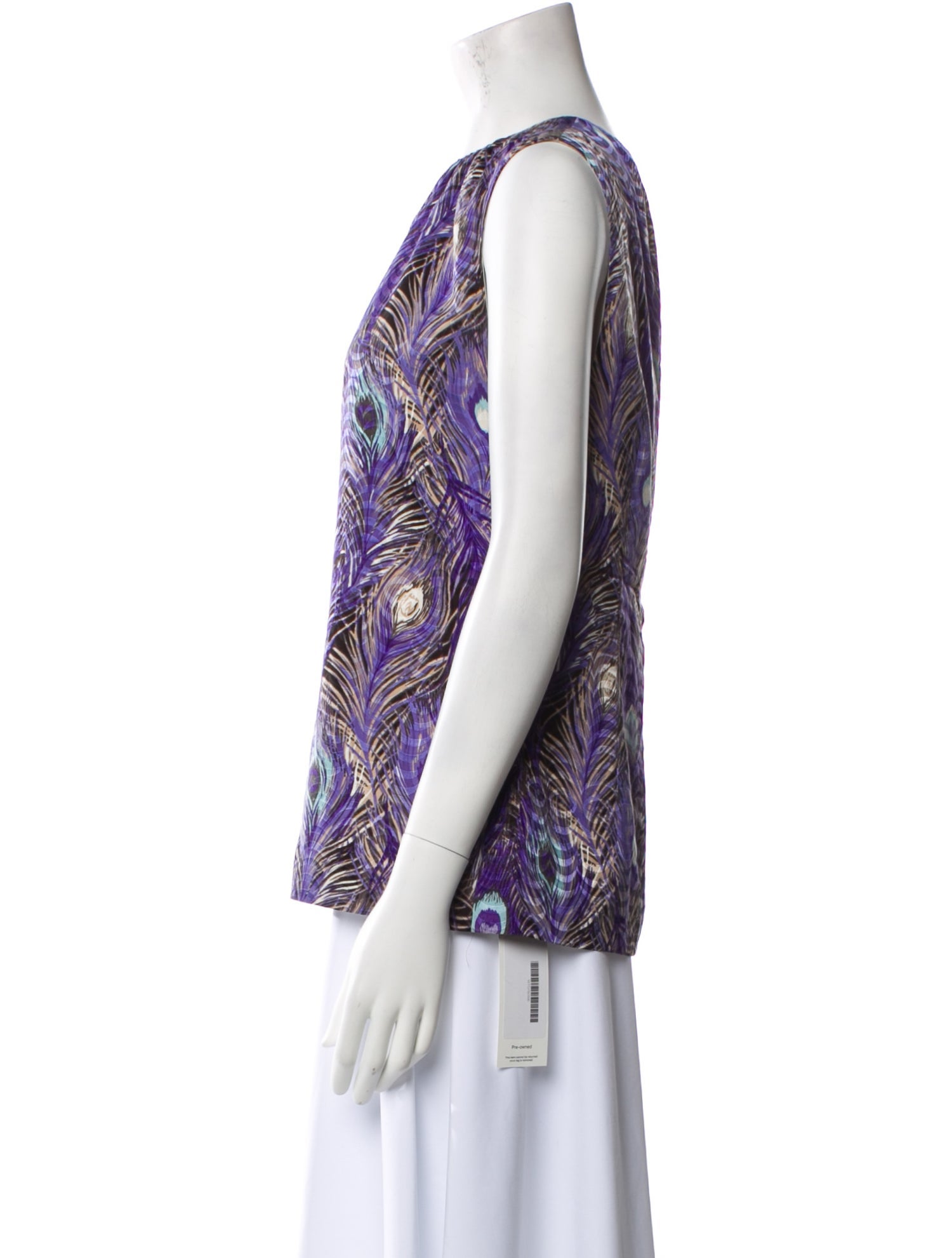 Tory Burch Silk Printed Blouse