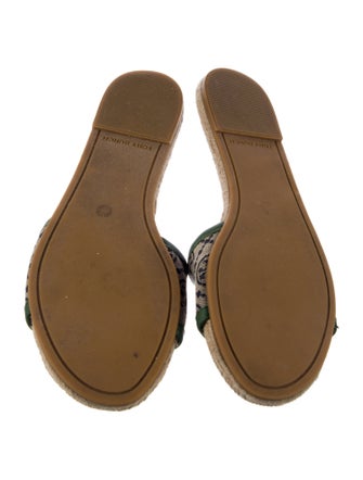 Tory Burch Canvas Printed Espadrilles