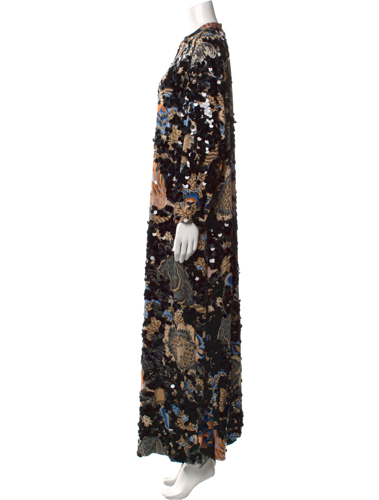 Tory Burch Floral Print Long Dress