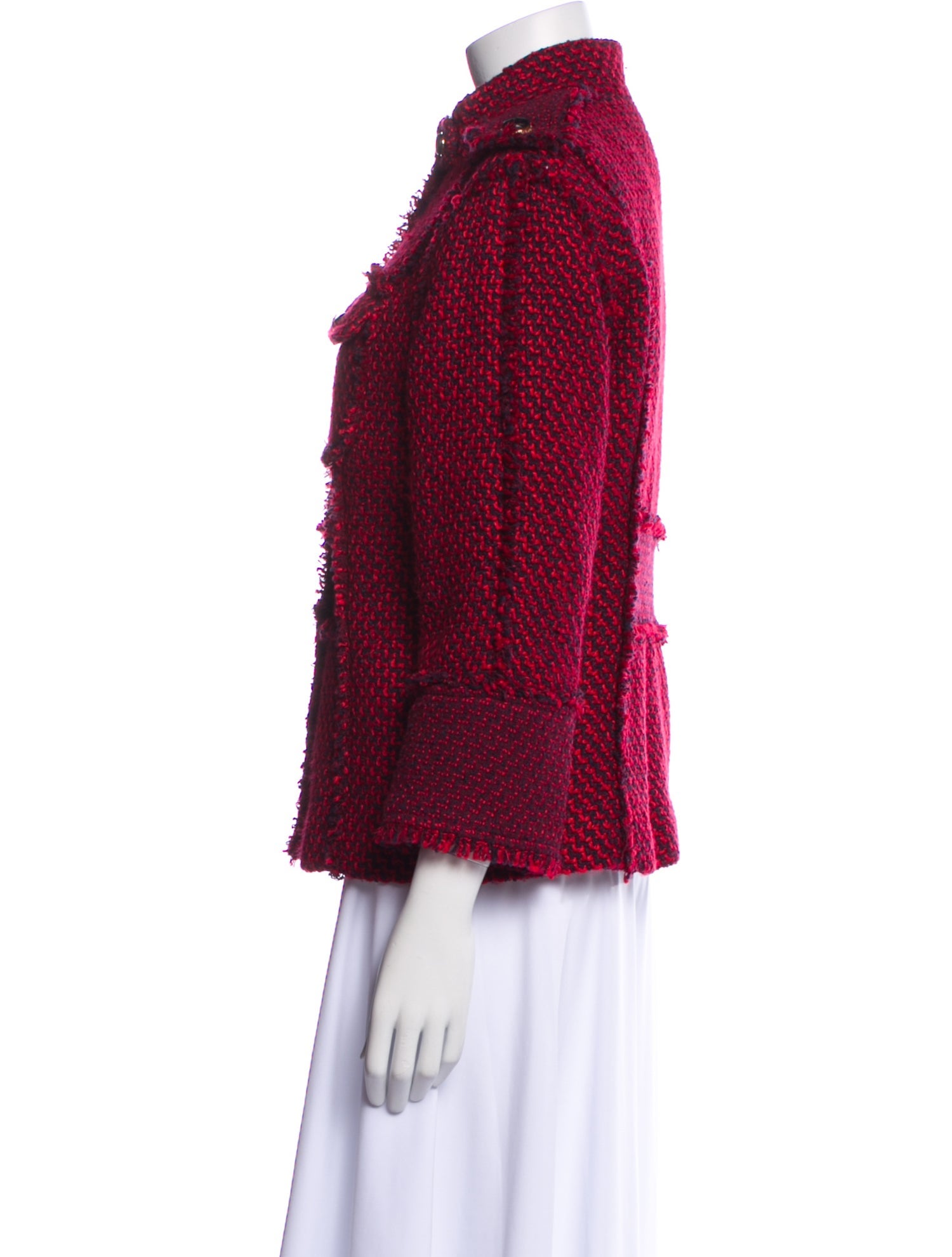 Tory Burch Tweed Pattern Evening Jacket