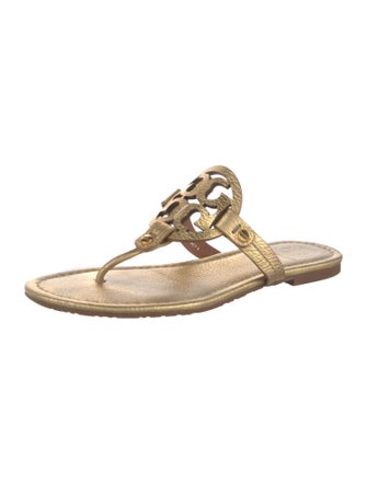Tory Burch Leather Slides