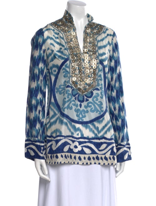 Tory Burch Silk Printed Tunic