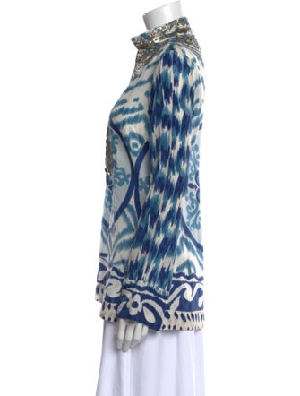 Tory Burch Silk Printed Tunic