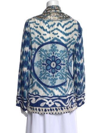 Tory Burch Silk Printed Tunic