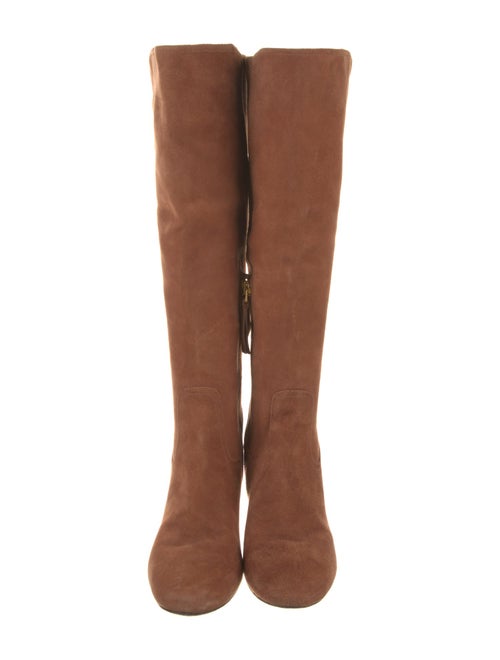 Tory Burch Suede Riding Boots