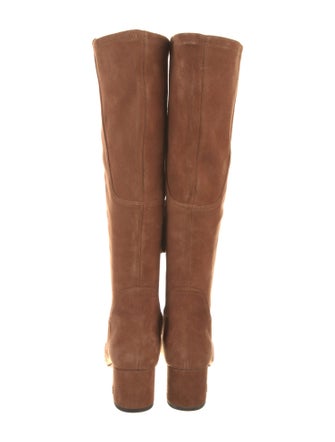 Tory Burch Suede Riding Boots