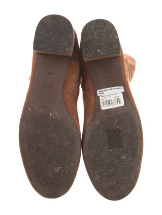 Tory Burch Suede Riding Boots