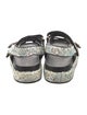 Tory Burch Floral Print Sequin Embellishments Espadrilles