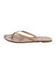 Tory Burch Leather Flip Flops