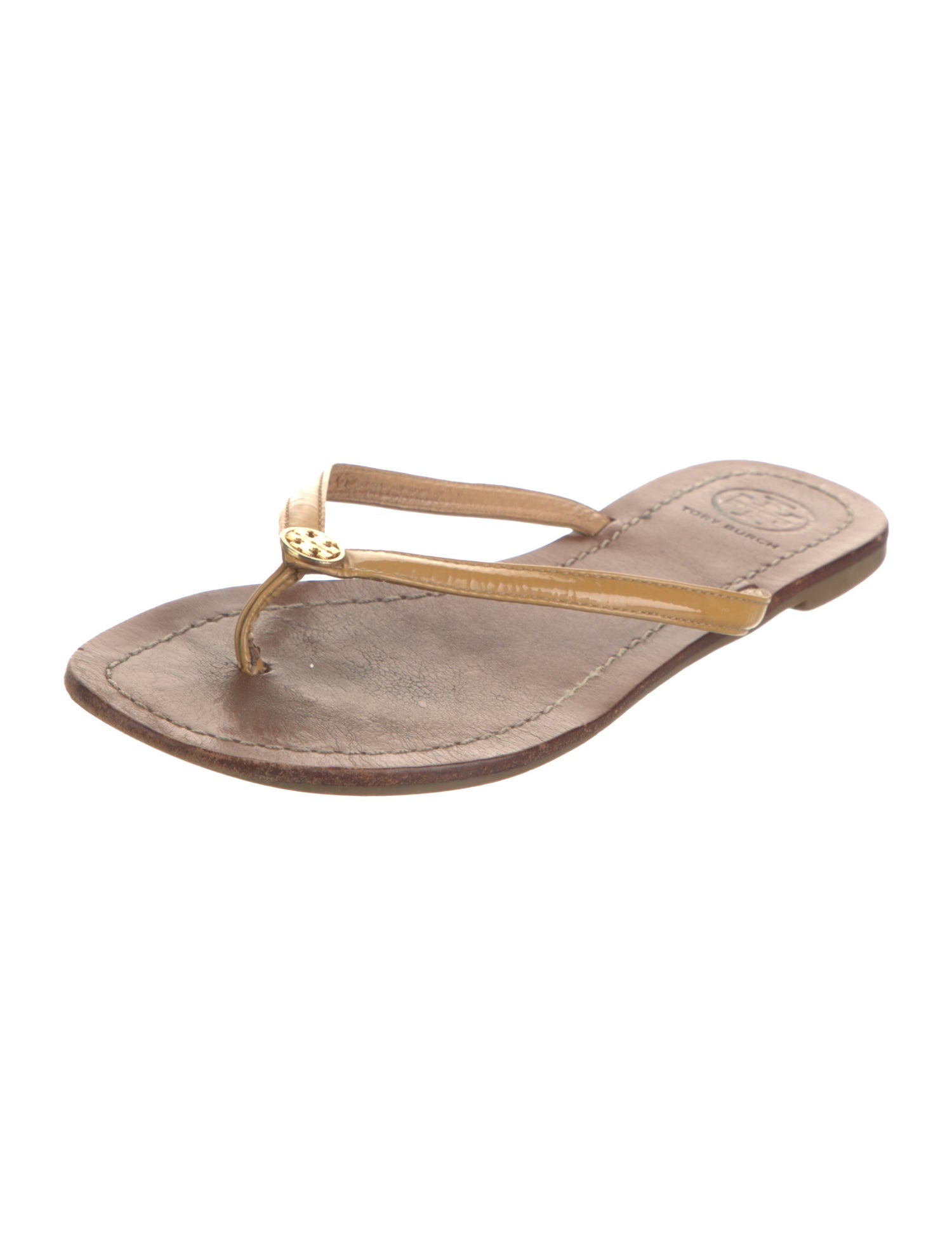 Tory Burch Leather Flip Flops