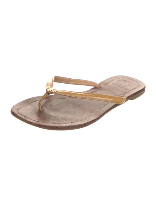 Tory Burch Leather Flip Flops