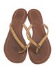 Tory Burch Leather Flip Flops