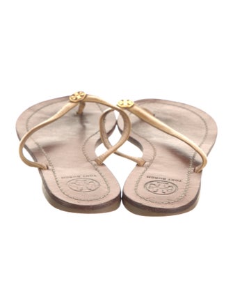 Tory Burch Leather Flip Flops