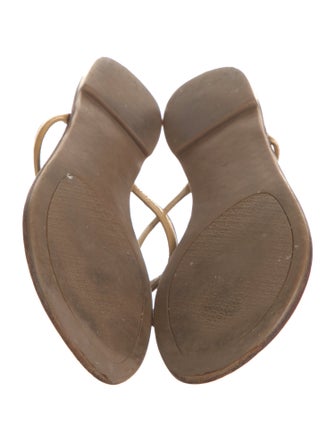 Tory Burch Leather Flip Flops