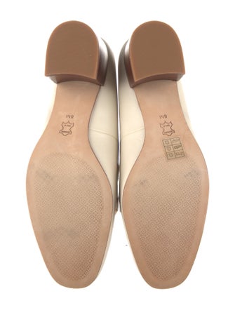 Tory Burch Leather Chain-Link Accents Pumps