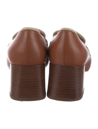 Tory Burch Leather Printed Pumps