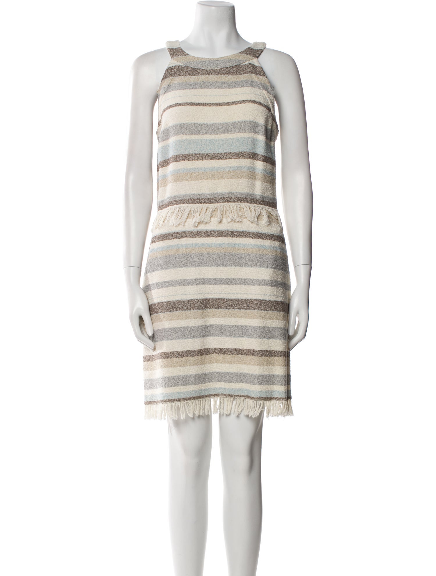 Tory Burch Striped Mini Dress