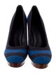 Tory Burch Canvas Striped Pumps