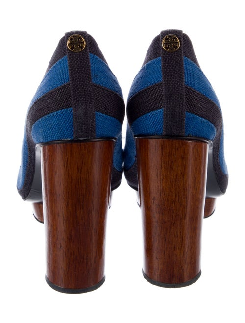 Tory Burch Canvas Striped Pumps