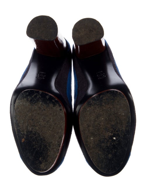 Tory Burch Canvas Striped Pumps