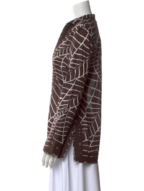 Tory Burch Printed V-Neck Blouse