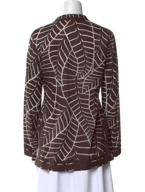 Tory Burch Printed V-Neck Blouse