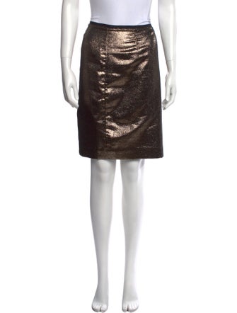 Tory Burch Grosgrain Trim Knee-Length Skirt