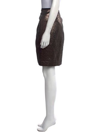 Tory Burch Grosgrain Trim Knee-Length Skirt