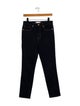 Tory Burch High-Rise Straight Leg Jeans