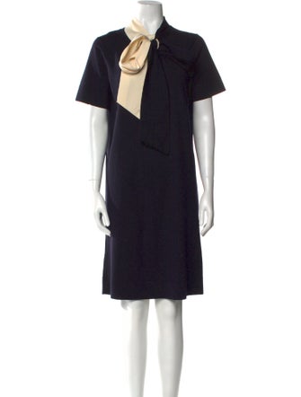 Tory Burch Merino Wool Knee-Length Dress