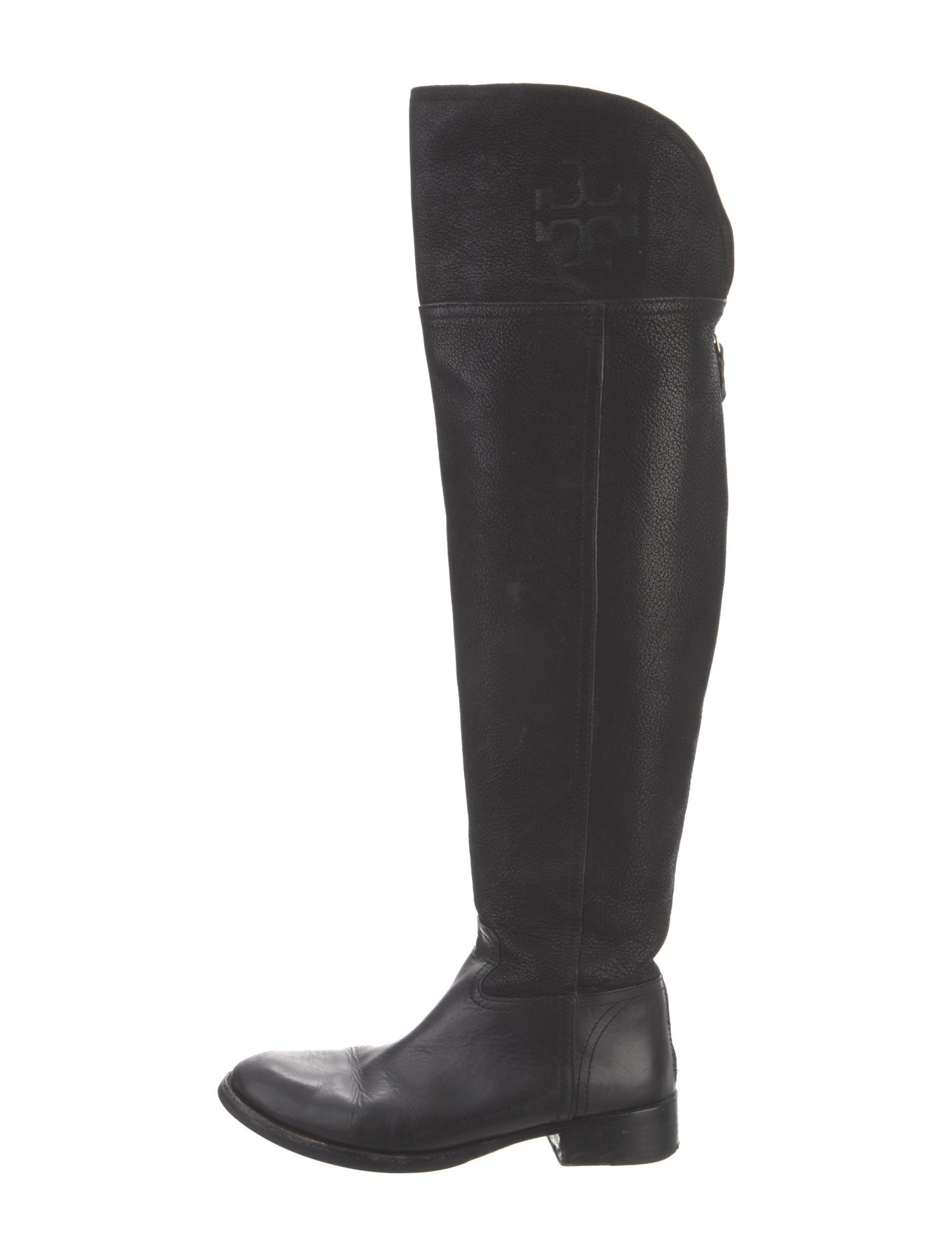 Tory Burch Leather Riding Boots
