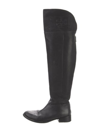 Tory Burch Leather Riding Boots