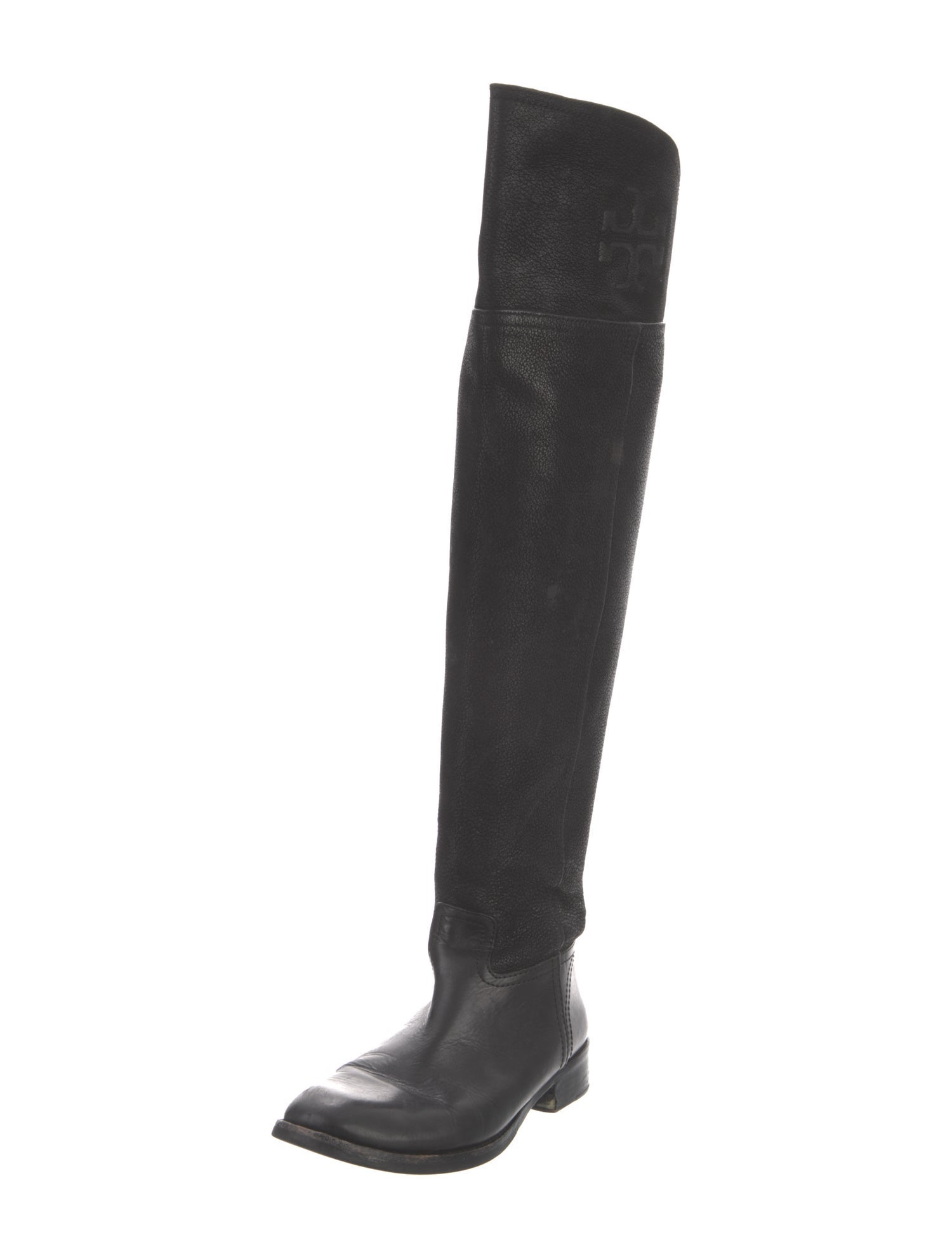Tory Burch Leather Riding Boots