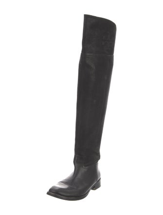 Tory Burch Leather Riding Boots