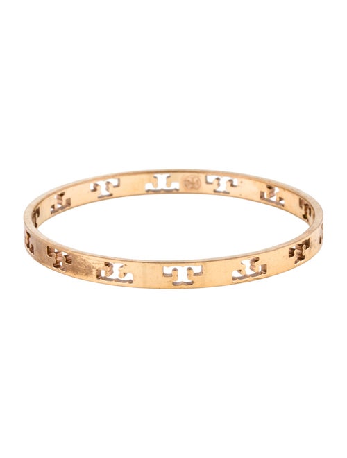 Tory Burch Pierced T Bangle Bracelet