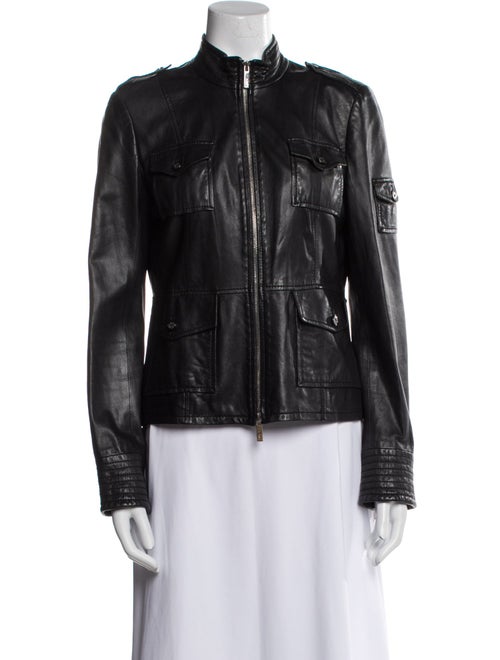Tory Burch Leather Biker Jacket