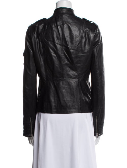 Tory Burch Leather Biker Jacket