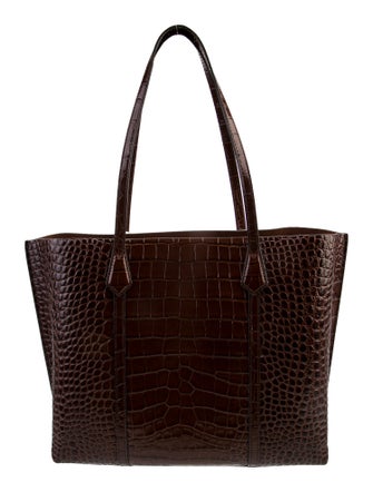 Tory Burch Embossed Leather Tote