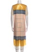 Tory Burch Striped Midi Length Dress