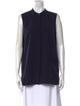 Tory Burch Crew Neck Sleeveless Blouse