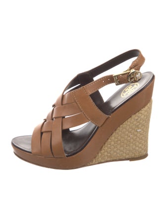 Tory Burch Leather Slingback Sandals