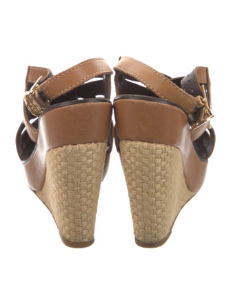 Tory Burch Leather Slingback Sandals