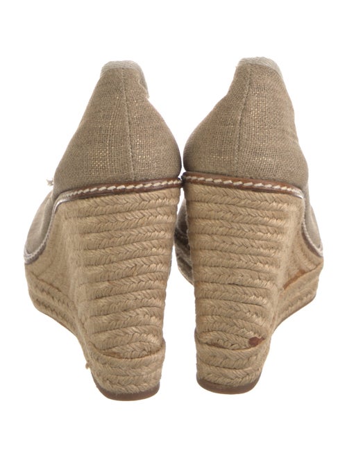 Tory Burch Canvas Bow Accents Pumps