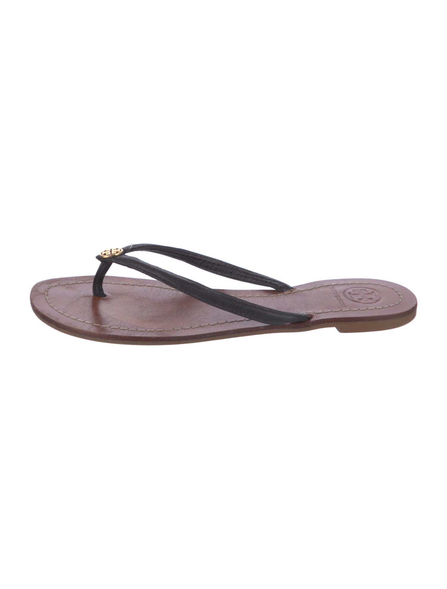Tory Burch Leather Flip Flops