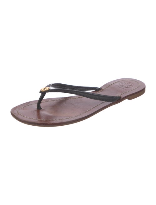 Tory Burch Leather Flip Flops
