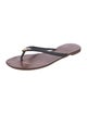 Tory Burch Leather Flip Flops