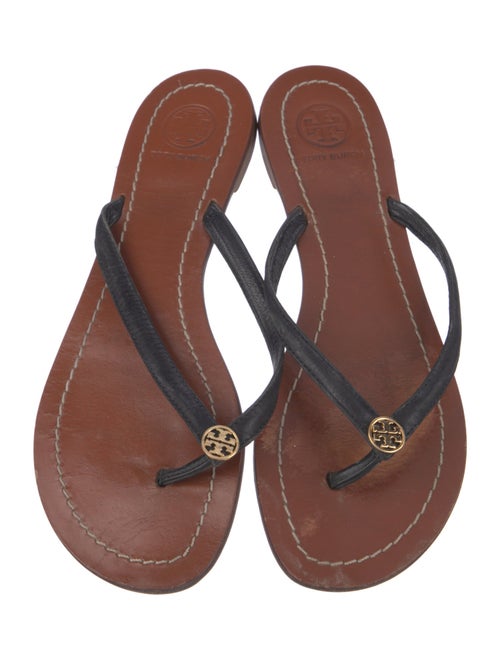 Tory Burch Leather Flip Flops