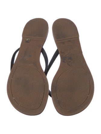 Tory Burch Leather Flip Flops