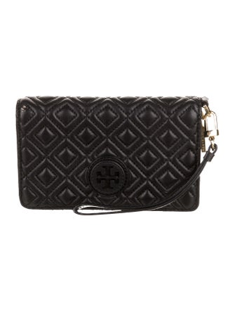 Tory Burch Leather Wristlet